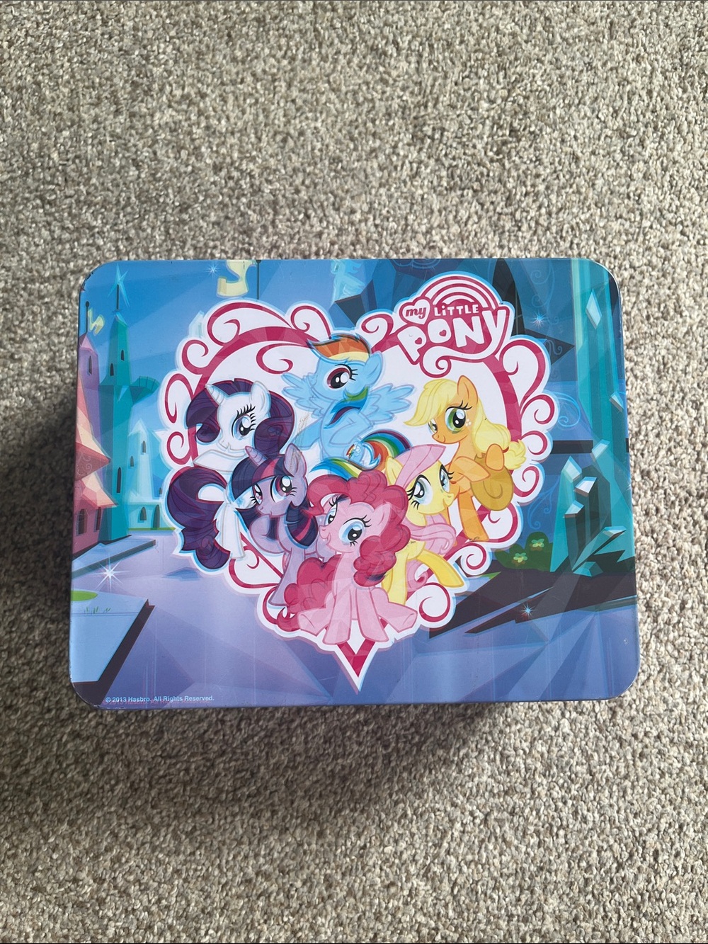 Vintage My Little Pony Tin Case/Lunch Box